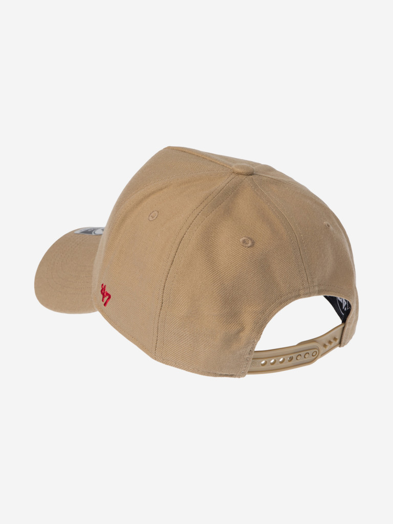 Бейсболка 47 BRAND B-REPDT02WBP-KH Boston Red Sox MLB (бежевый)