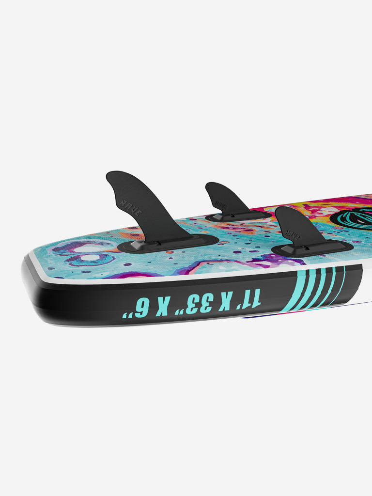 Надувной сапборд Rave Board RB18a Naivetu (335*83*15) с сидушкой и двойным веслом