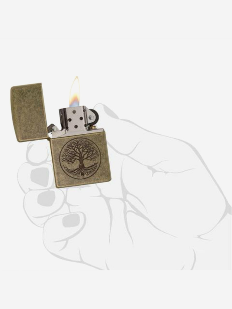 Зажигалка бензиновая ZIPPO 29149 Tree of Life