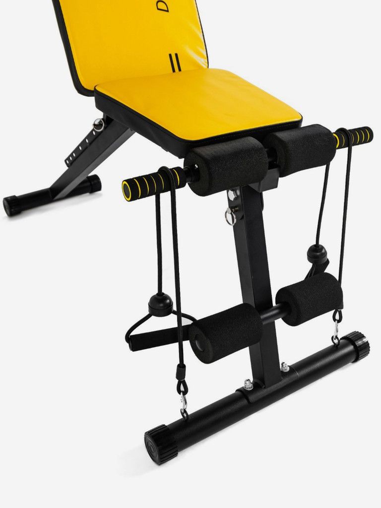 Скамья универсальная с эспандерами DFC D008Y