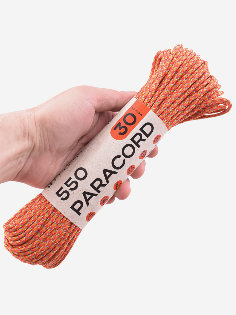 Паракорд 550 T-Gear x CORD nylon 30м (Orange Shades)
