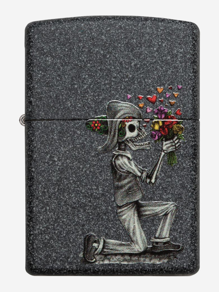 Подарочный набор ZIPPO из двух ветрозащитных зажигалок Zippo 28987 Iron Stone Couple