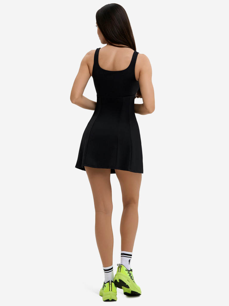 Платье спортивное теннисное с шортами Bona Fide: Unique Dress "Black"