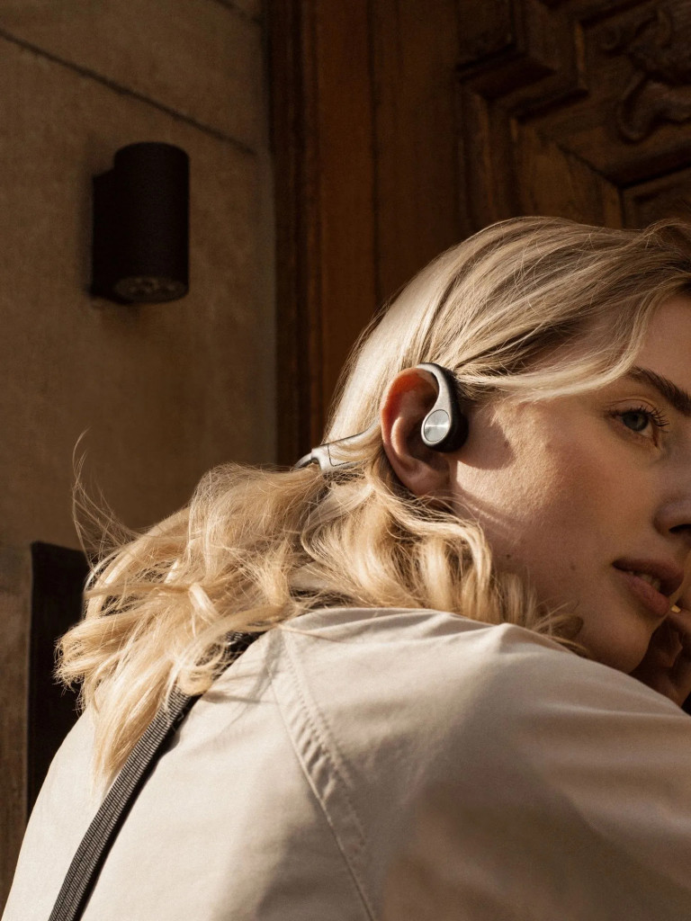 Беспроводные наушники с костной проводимостью Sudio B4 Bone Conduction Earphones, цвет: черный