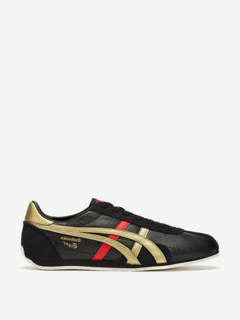 Кроссовки Onitsuka Tiger Runspark 'Black Gold Red'