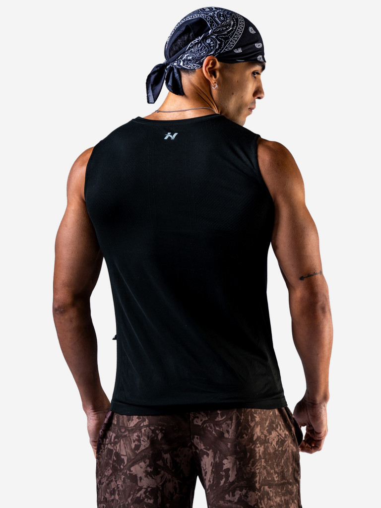 Майка мужская спортивная NEBBIA Seamless Tank POWER 899 Black