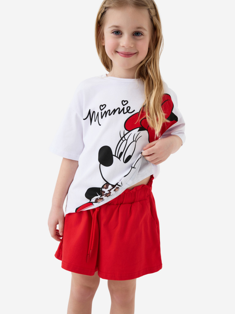 Комплект для девочек: футболка, шорты PlayToday