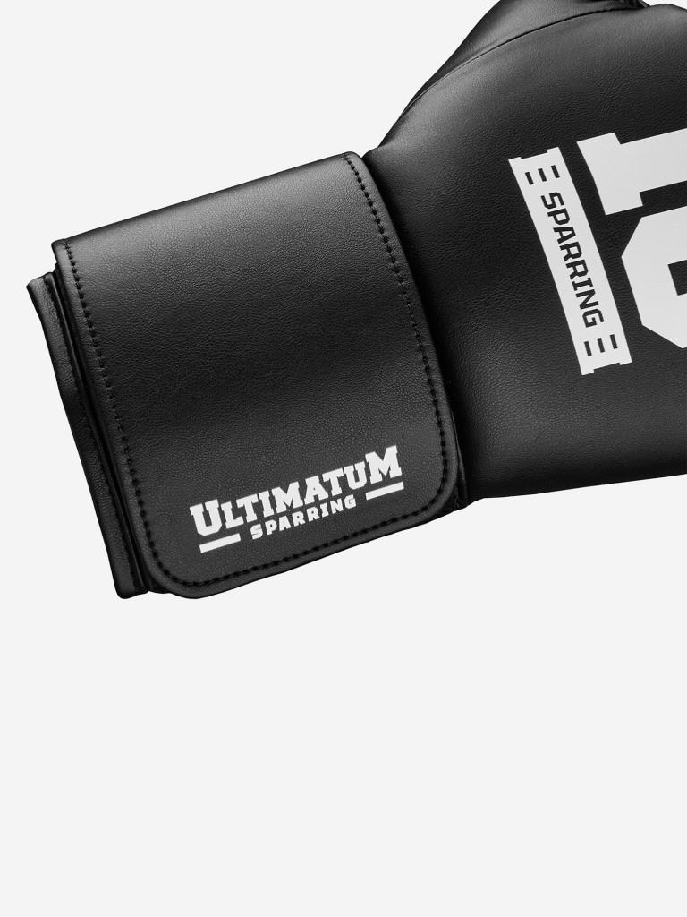 Спарринговые перчатки на липучке Ultimatumboxing Gen7Spar-Htn Pitch Black
