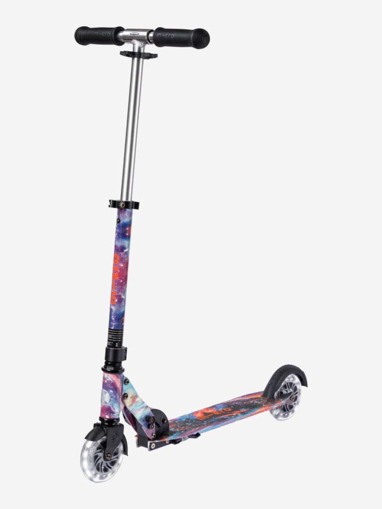 Самокат детский Micro Sprite Glow LED Art Collection, светится в темноте