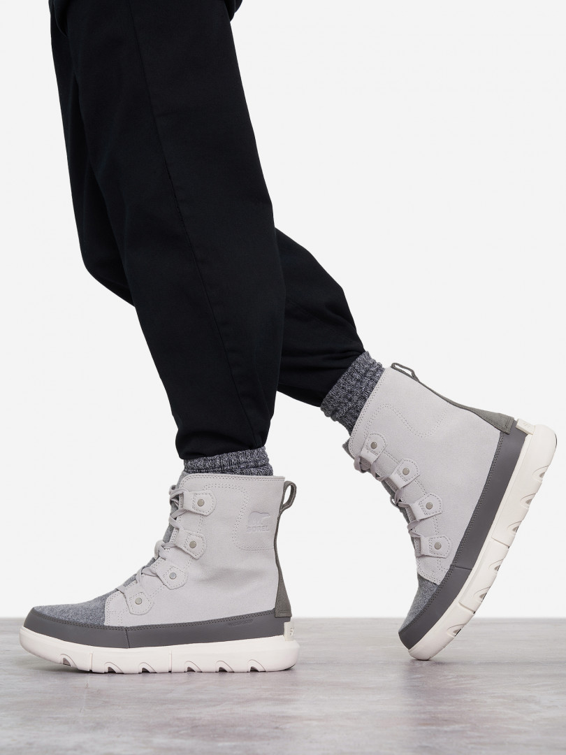 фото Ботинки утепленные женские sorel explorer next™ joan wp, белый