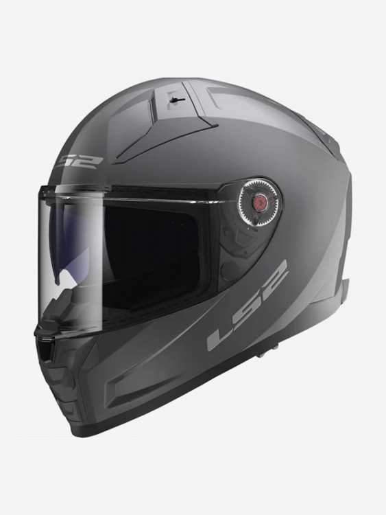 Мотошлем FF811 VECTOR II SOLID LS2 (серый матовый, MATT TITANIUM)