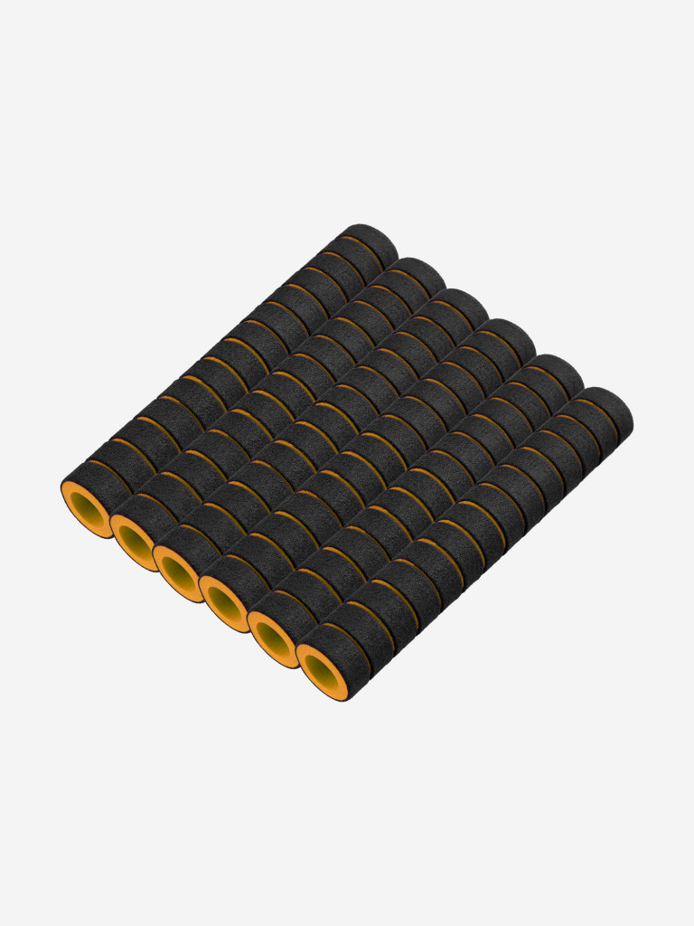 Неопреновые ручки грипсы WestSport 6 шт, черно-желтые