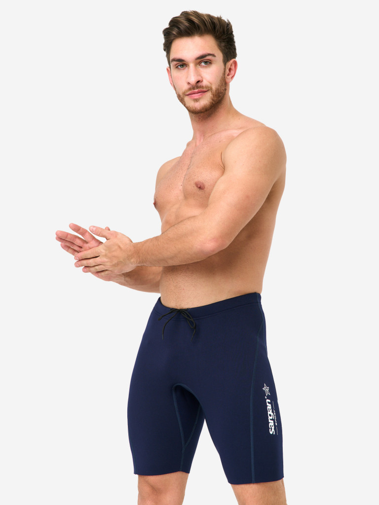 Шорты неопреновые мужские 2мм на затяжке для водного спорта SARGAN Sport