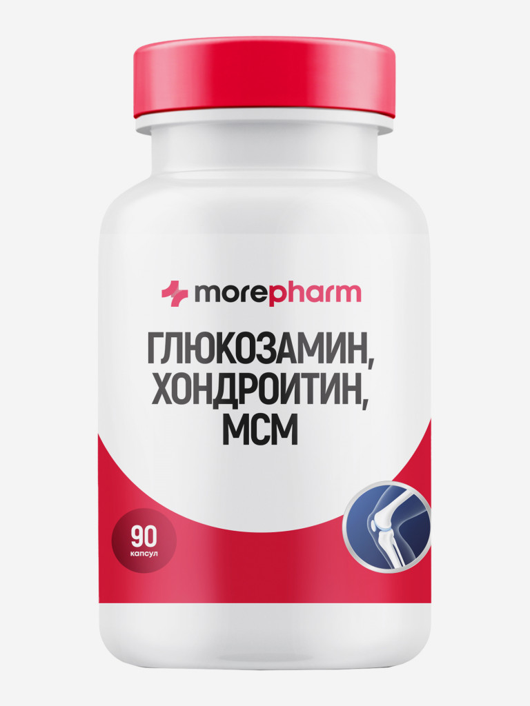 Глюкозамин хондроитин Morepharm с MCM добавка для суставов и связок