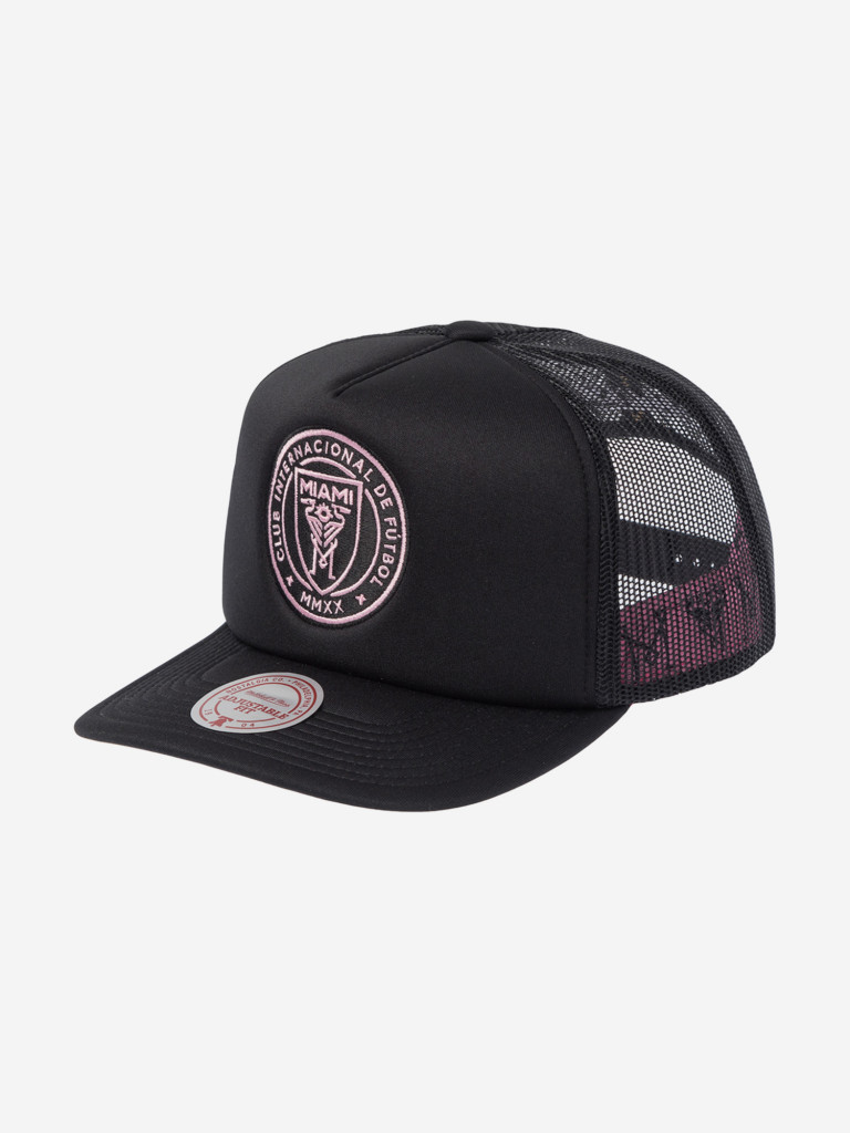Бейсболка с сеточкой MITCHELL NESS HT10070-IMCBLCK Inter Miami CF MLS (черный)