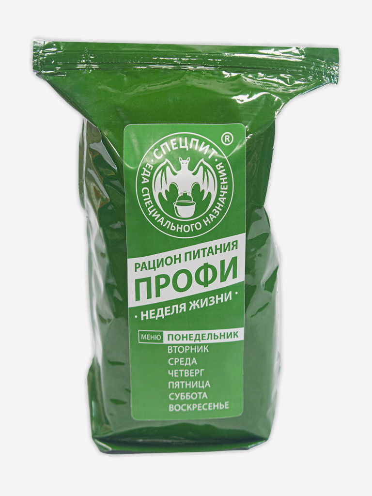 Сухой паёк ПРОФИ меню ПОНЕДЕЛЬНИК