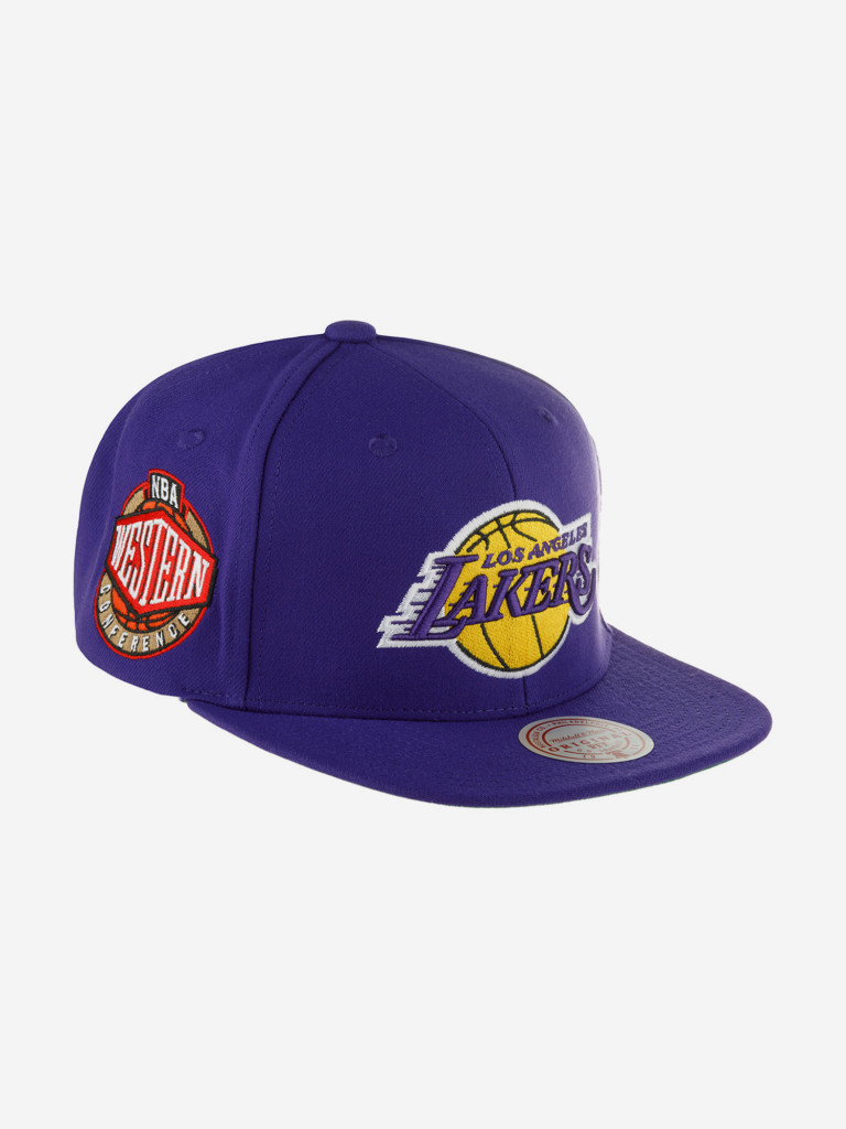 Бейсболка с прямым козырьком MITCHELL NESS HHSS5341-LALYYPPPPURP Los Angeles Lakers NBA (фиолетовый)