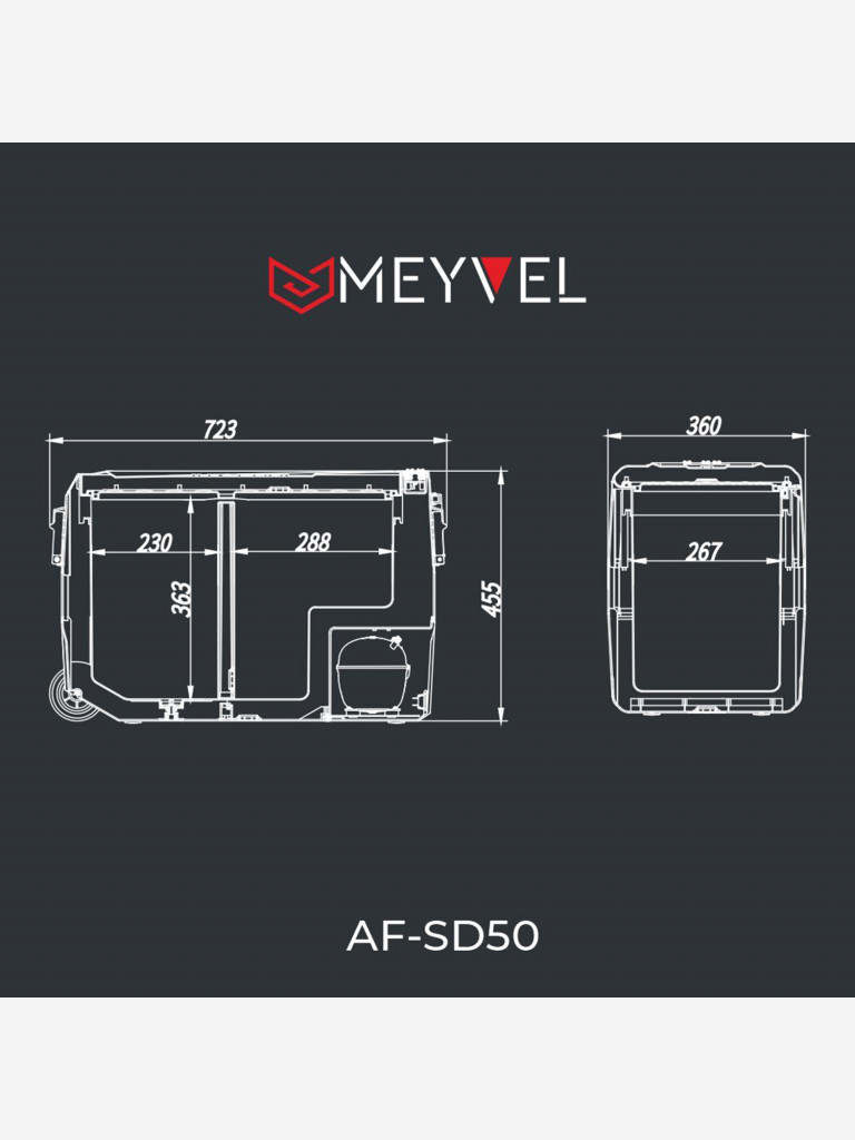 Автохолодильник Meyvel AF-SD50