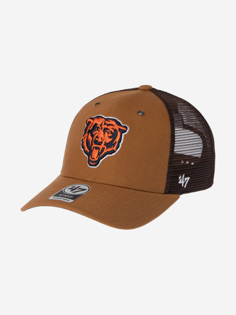 Бейсболка с сеточкой 47 BRAND Carhartt collab Chicago Bears NFL (коричневый)