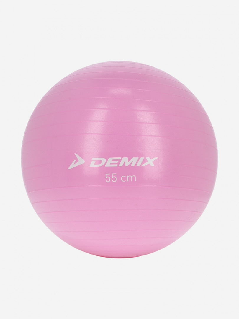 фото Мяч гимнастический с насосом demix, 55 см, розовый
