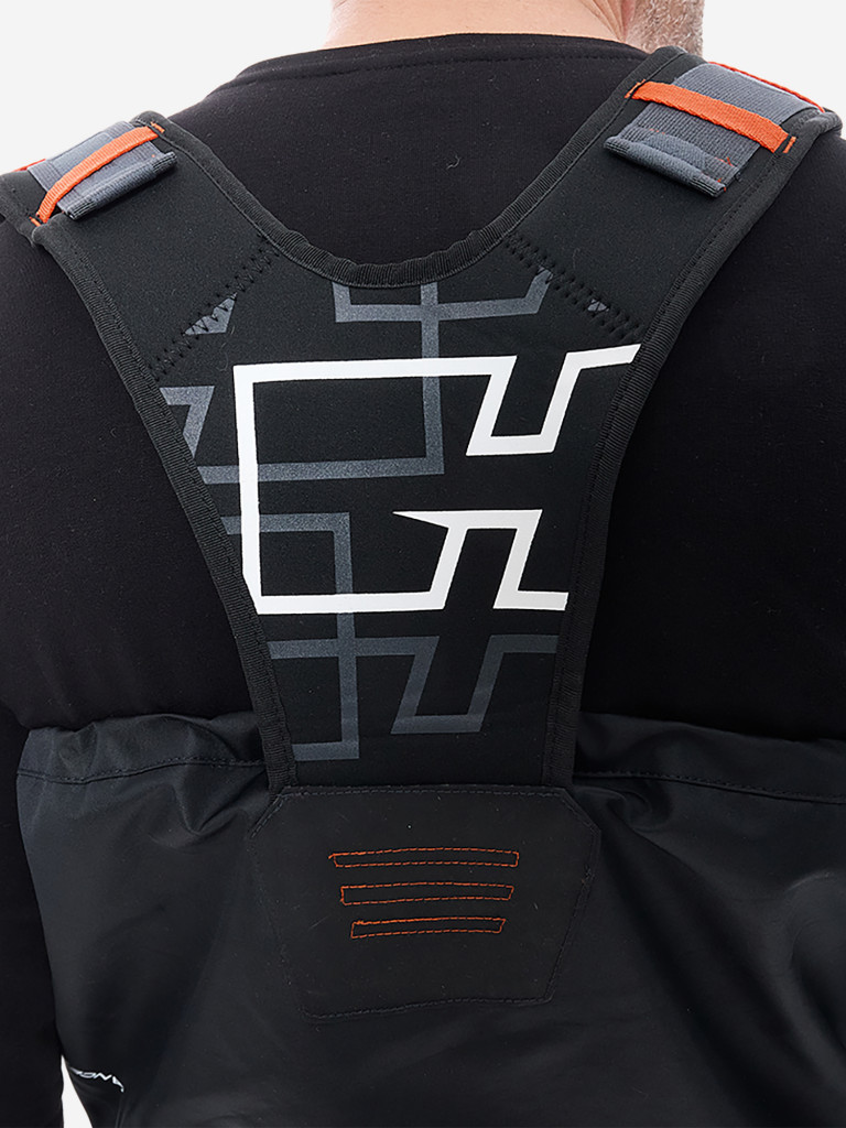 Мембранные вейдерсы Hord "The 9", водонепроницаемые, мужские, цвет черный