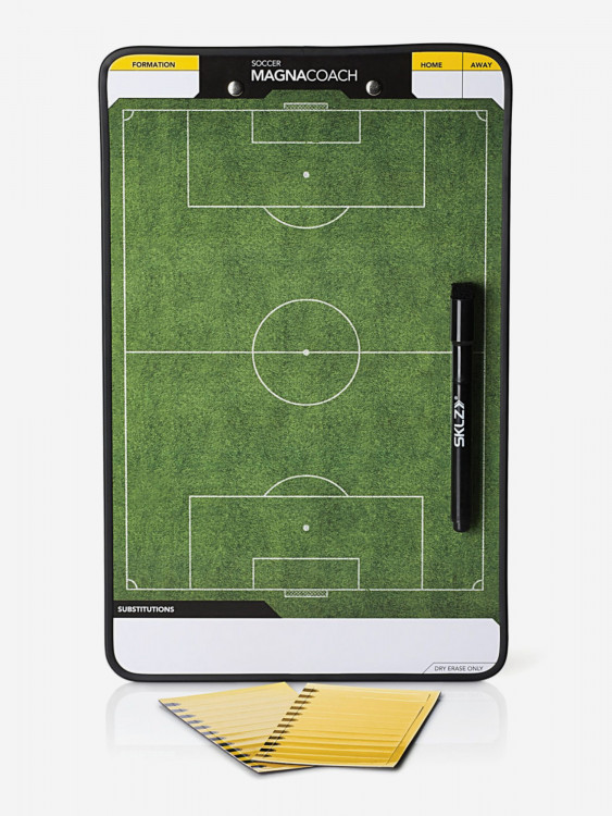 Доска тактическая тренерская для футбола магнитная, двусторонняя SKLZ