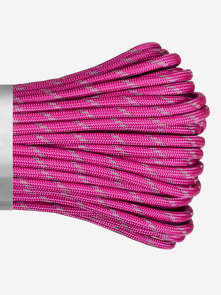Паракорд 550 CORD nylon 30м RUS световозвращающий (flamingo)
