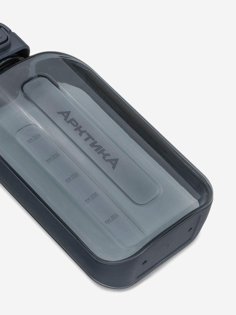 Бутылка тритановая 750 мл с регулируемым ремешком, графит