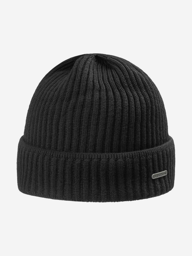 Шапка с отворотом STETSON 8529301 PARKMAN (черный)