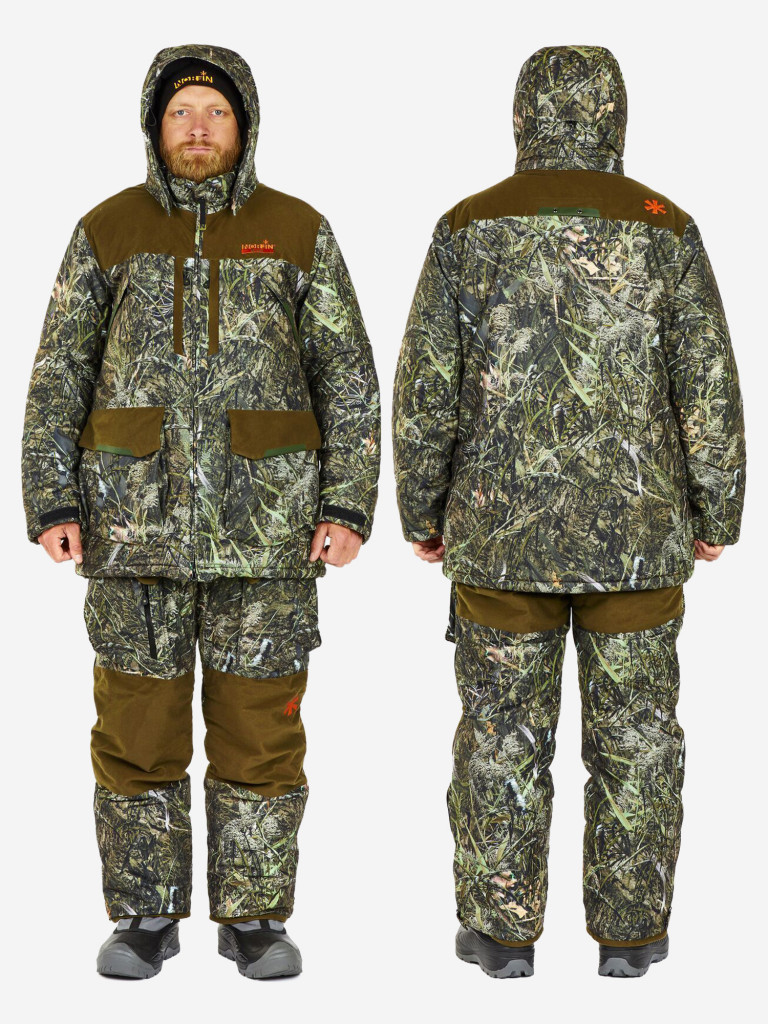 Костюм мужской Norfin BOAR CAMO 75510 зимний мембранный для рыбалки и охоты