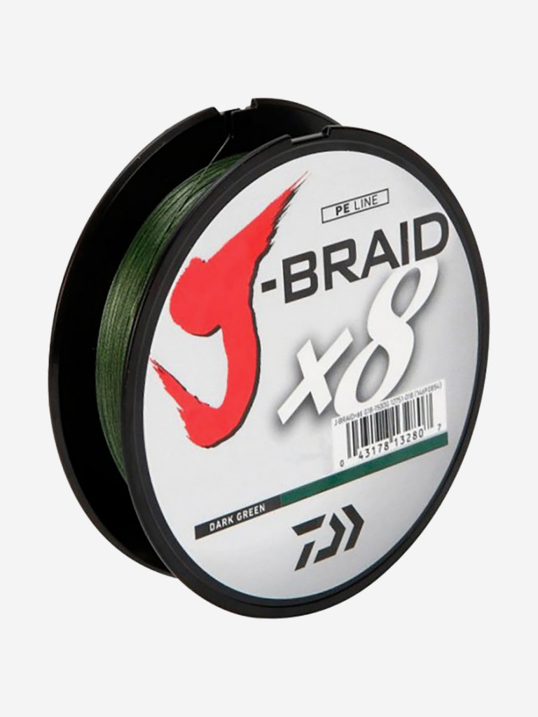 Шнур DAIWA J-Braid x8 150м Dark Green 0,18мм 12кг