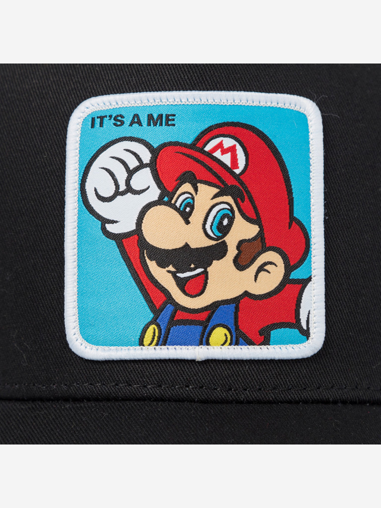 Бейсболка с сеточкой CAPSLAB CL/SMB/1/CLA2 Super Mario Mario (черный)