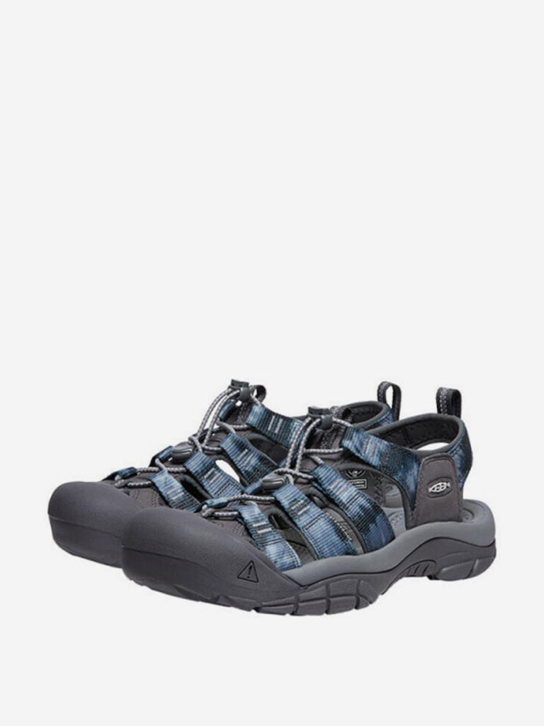 Сандалии KEEN Newport H2 Breathable And Wear resistant River Trekking Shoes Men's Gray Blue