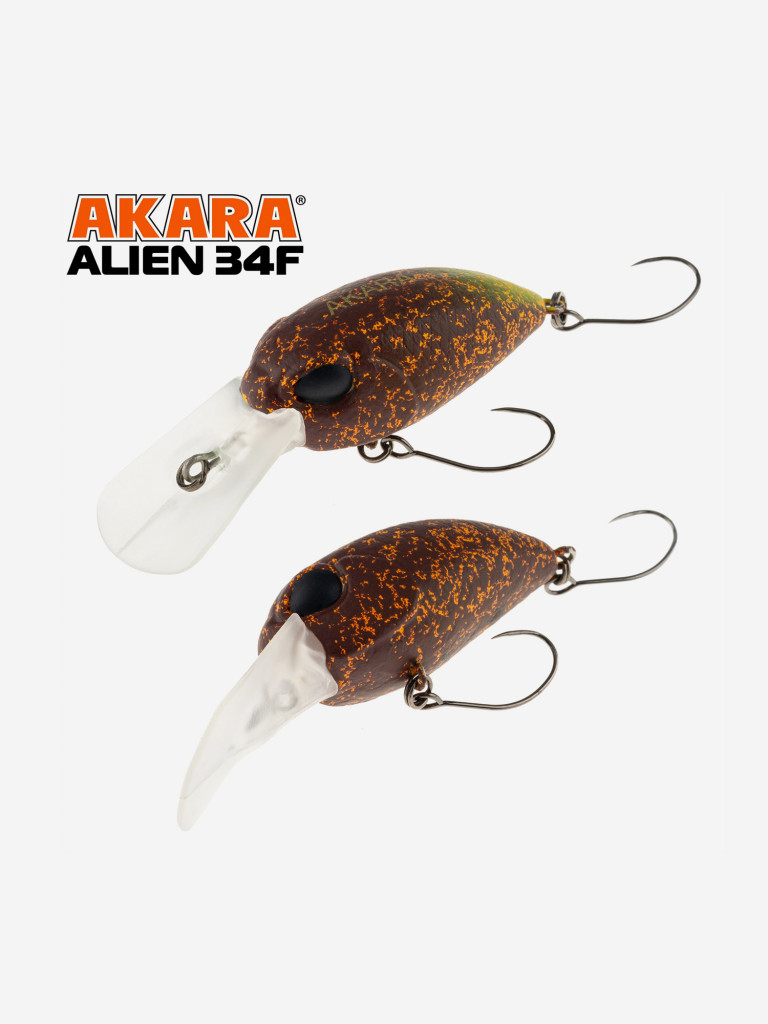 Воблер Akara Alien 34F кренк плавающий на форель 3,2гр A221