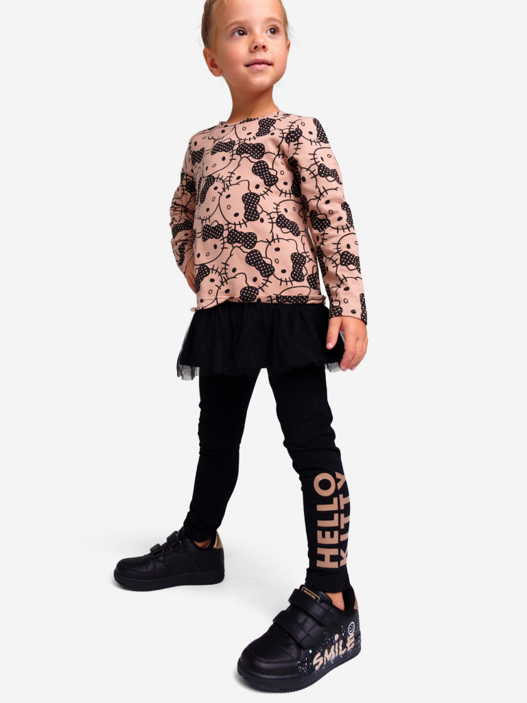 Комплект для девочек: лонгслив, легинсы PlayToday