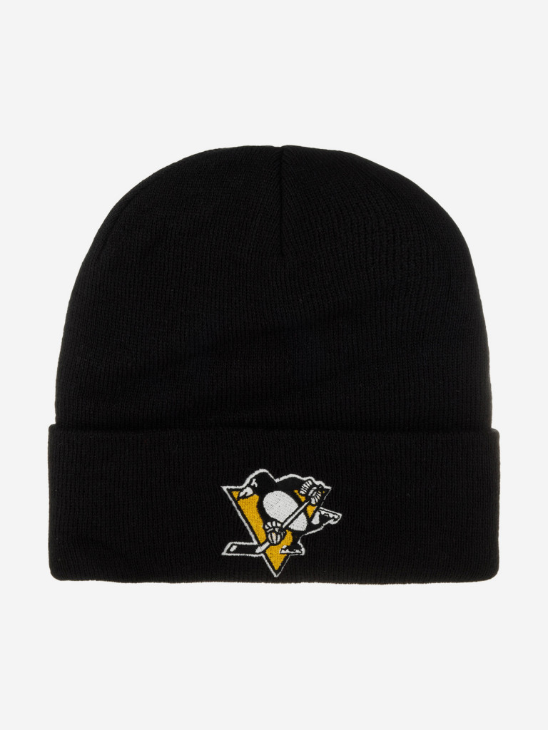 Шапка с отворотом AMERICAN NEEDLE 21019A-PPN Pittsburgh Penguins Cuffed Knit NHL (черный)