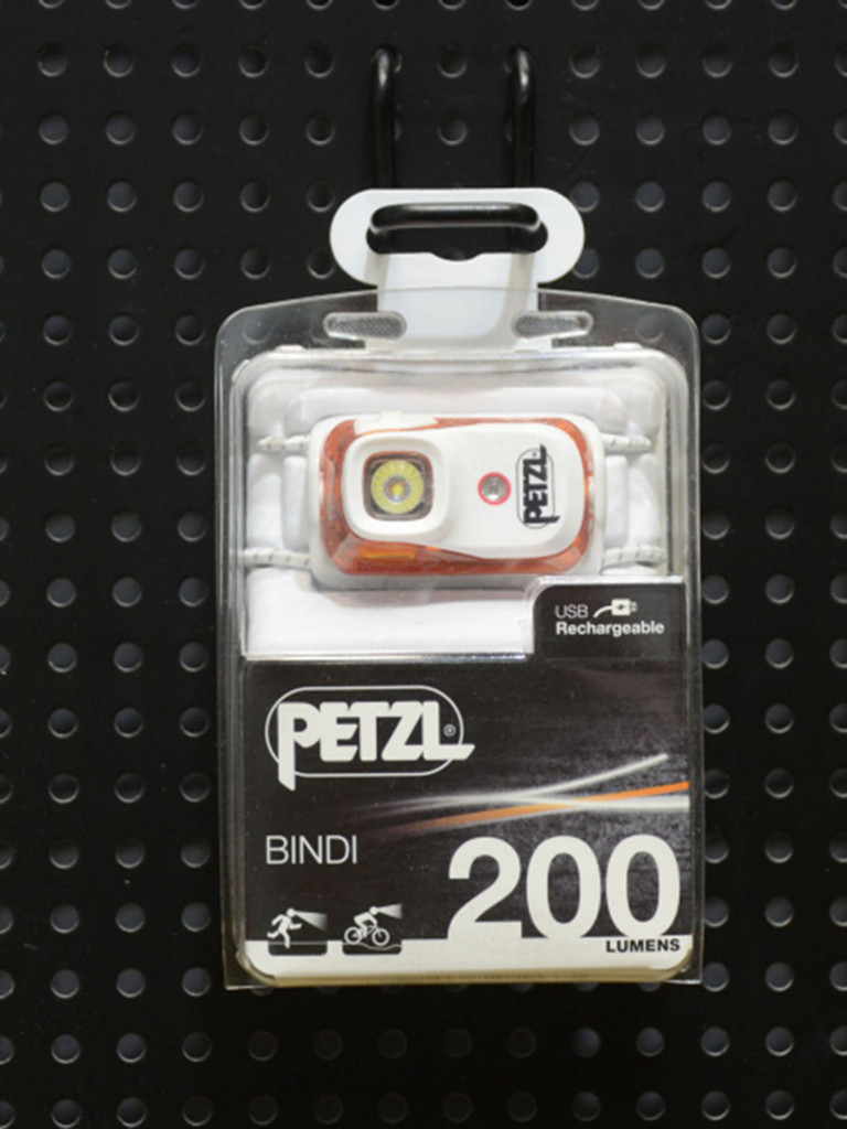Фонарь светодиодный налобный Petzl Bindi оранжевый, 200 лм, аккумулятор
