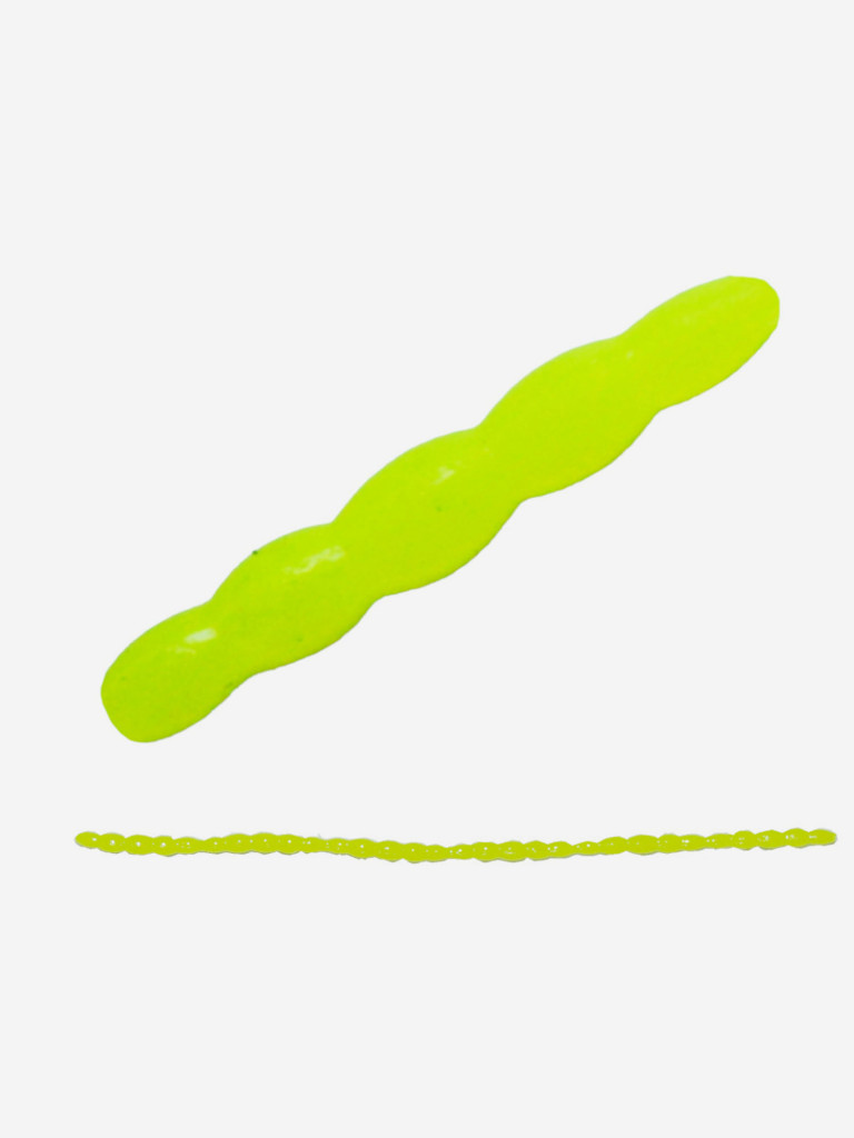 Виброхвост SANSAN WORM MOTIL 50 (Col. 08 Chartreuse)