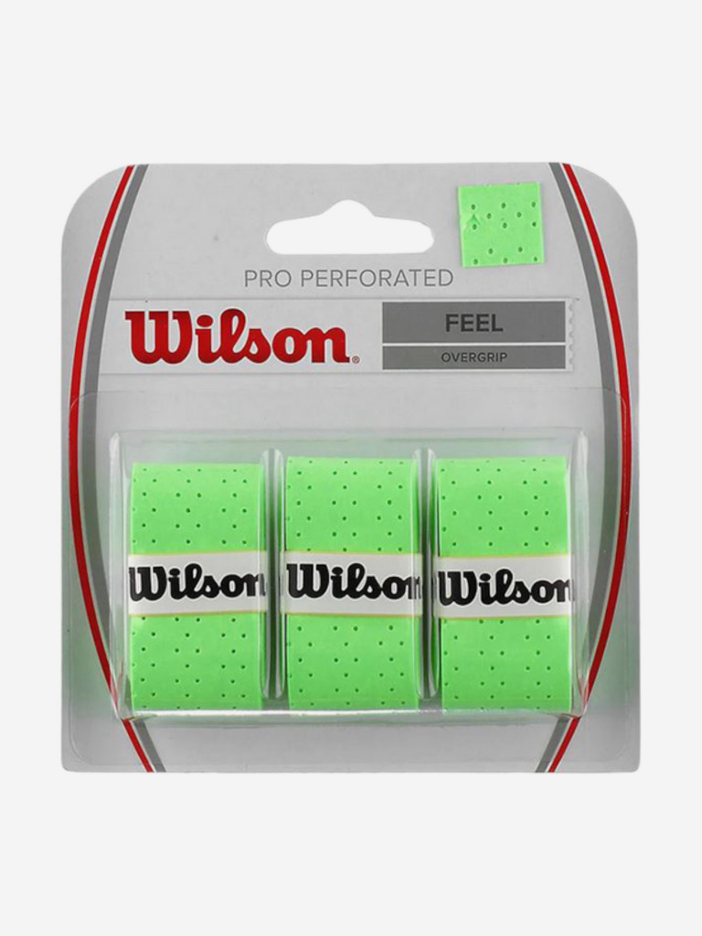 Намотка верхняя Wilson PRO Perforated FEEL 3шт. Зеленый