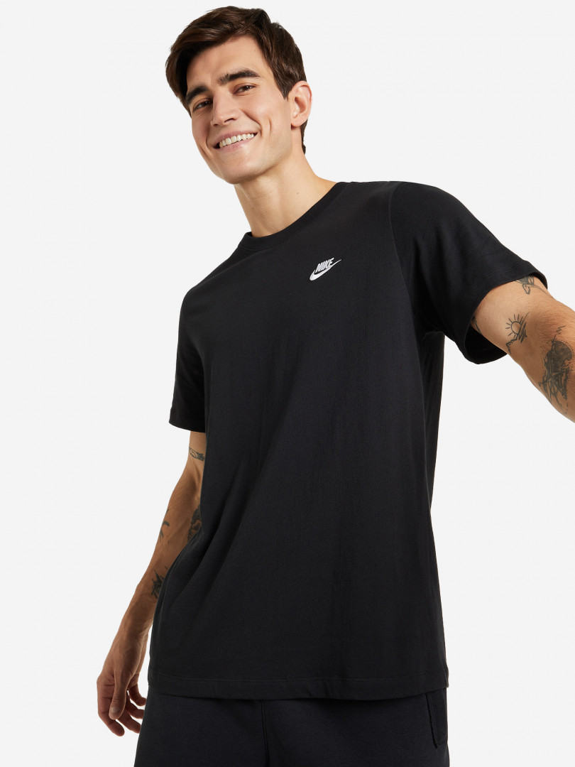 Футболка мужская Nike Sportswear Club 25477520299 Черный, размер 50, 52,44, 46,54, 56,46, 48,52, 54, фото 1