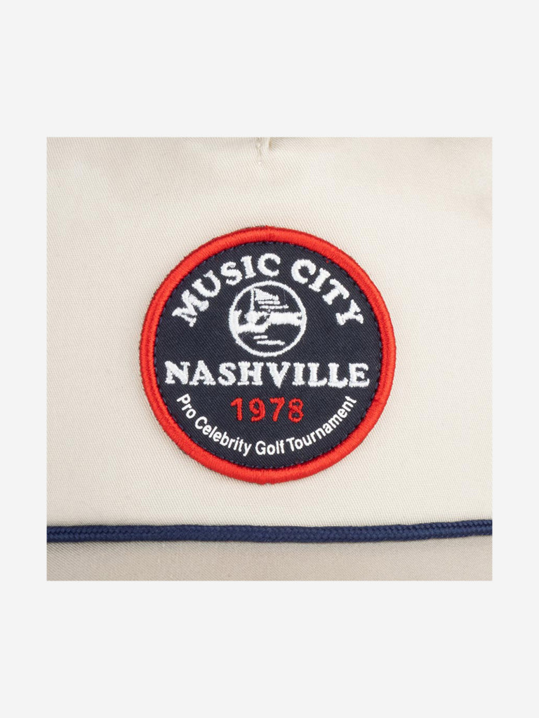Бейсболка AMERICAN NEEDLE 19H001A-MUSICC Music City Lightweight Rope (серый)