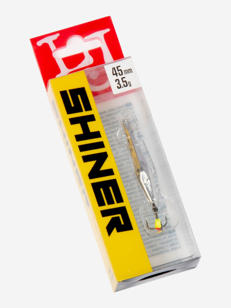 Блесна вертикальная зимняя Lucky John SHINER, длина 45 мм S, блистер