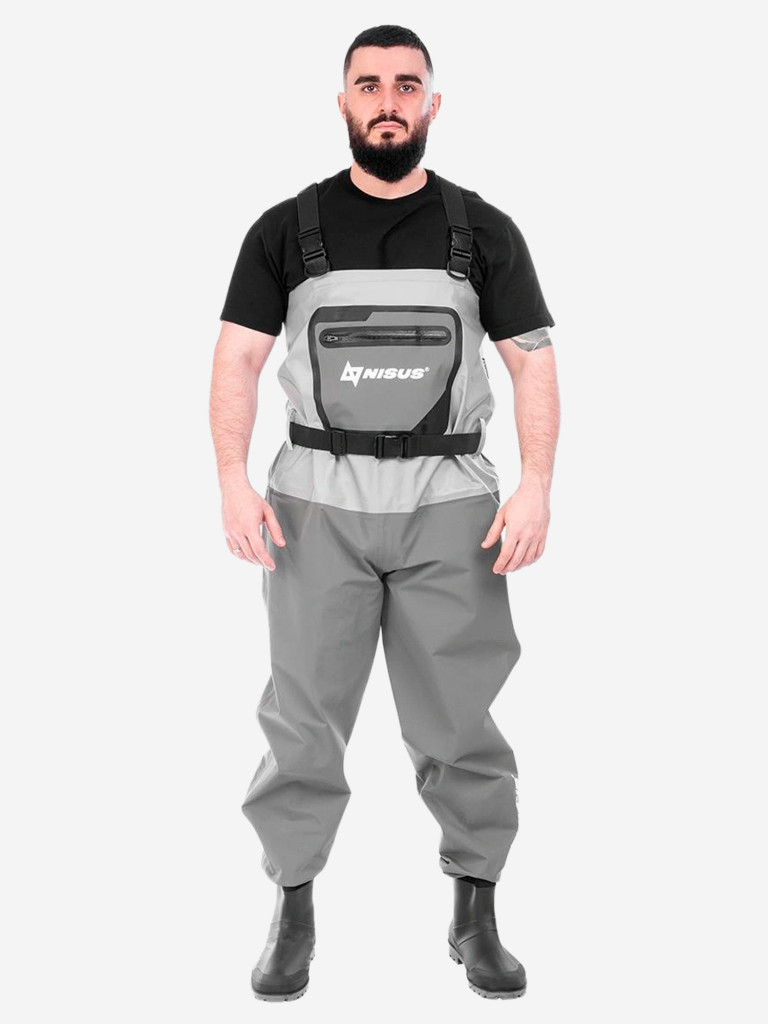 Вейдерсы мембранные NISUS River Guide с сапогами для рыбалки и охоты