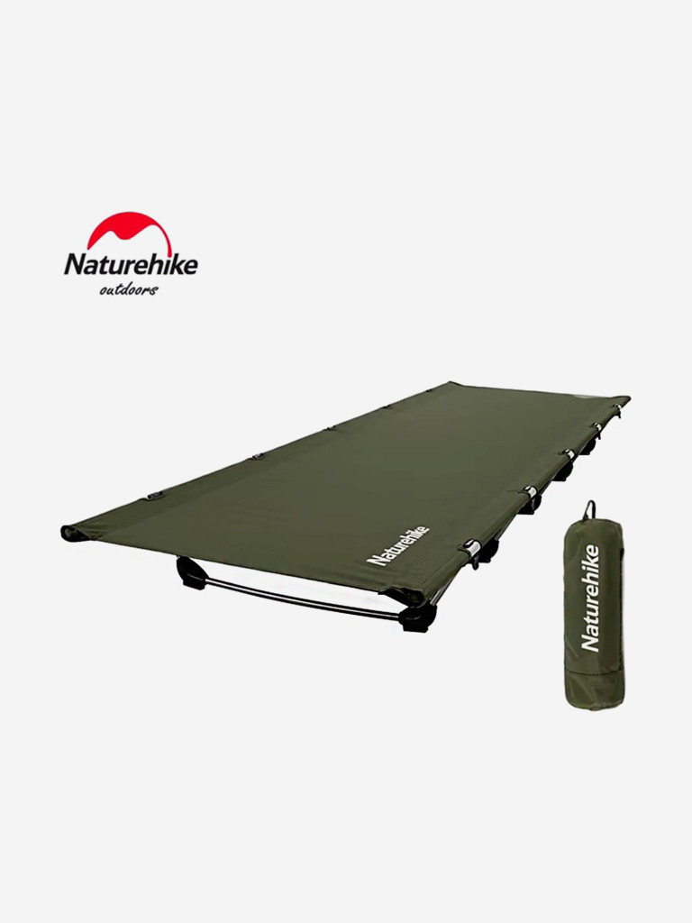 Раскладушка Naturehike xjc05, туристическая, складная, легкая, зеленая