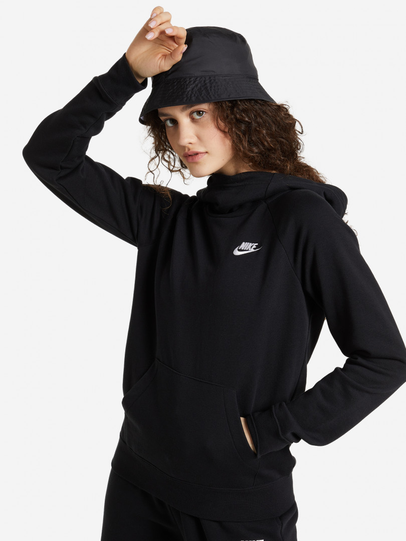 фото Худи женская nike sportswear essential, черный