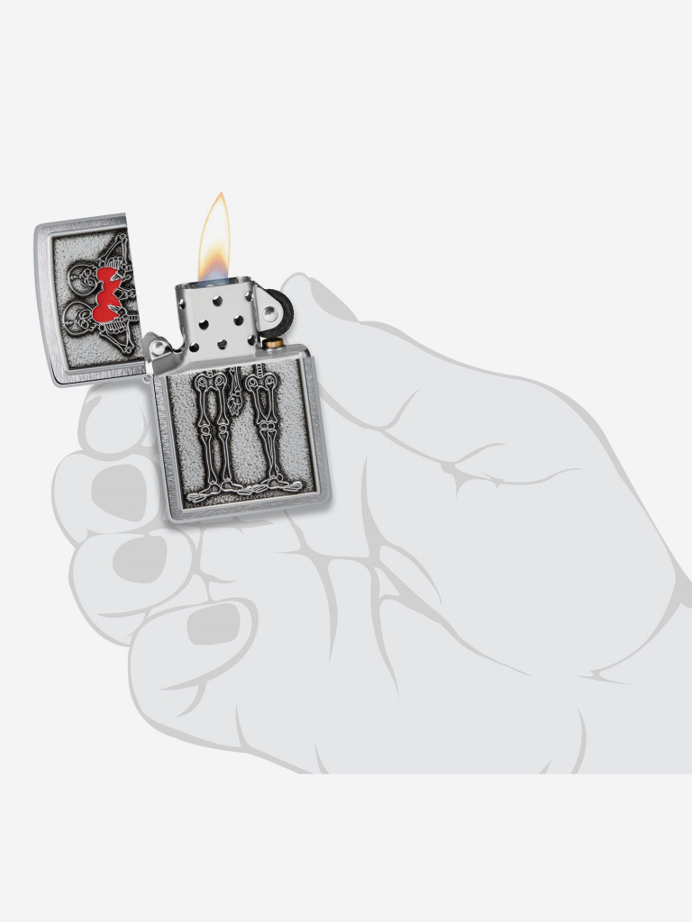 Зажигалка бензиновая ZIPPO 48688 Couple Love Emblem