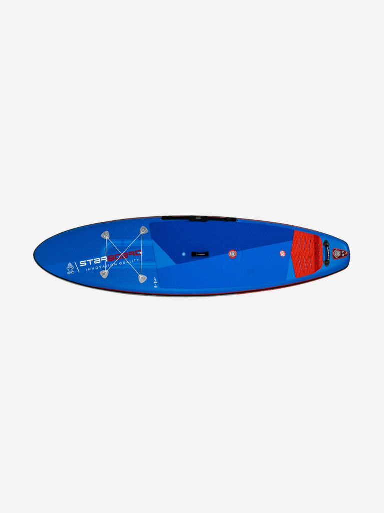 Сапборд надувной двухслойный Starboard iGO Deluxe Dc 11.2х31+х6, 340x79x15 см