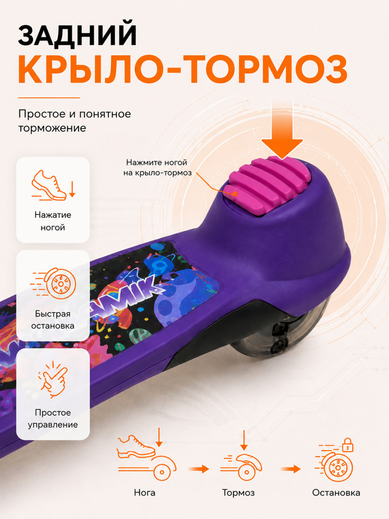 Электросамокат Samik Kids