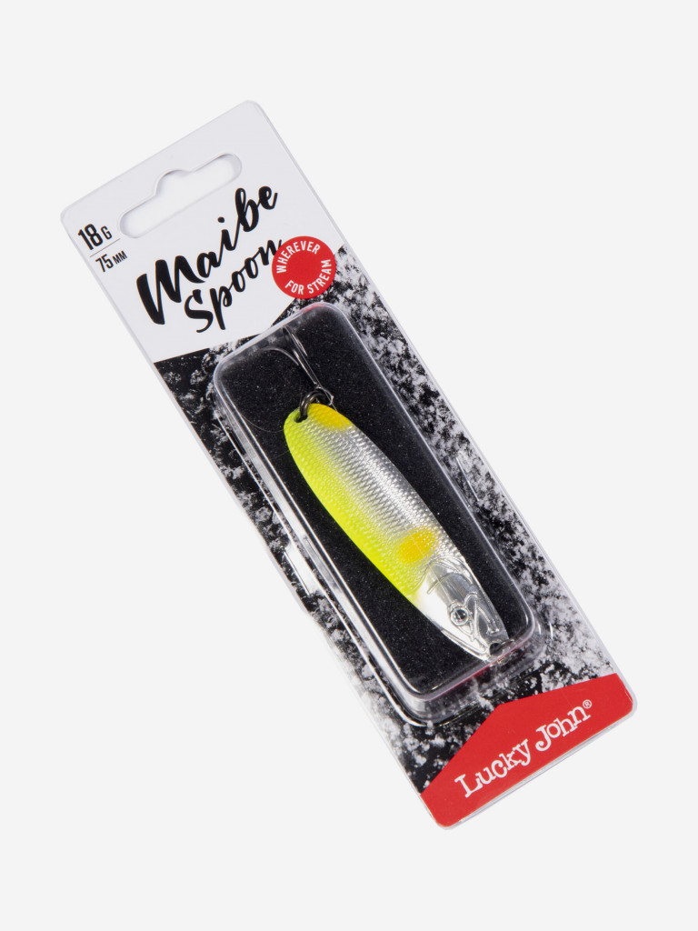 Блесна колеблющаяся Lucky John MAIBE SPOON, длина 75мм, вес 018.0г