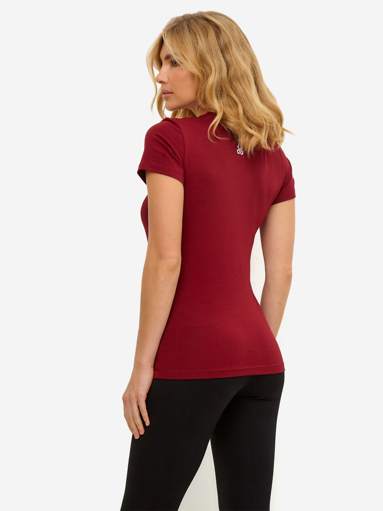 Футболка женская бордовая ANGAMI